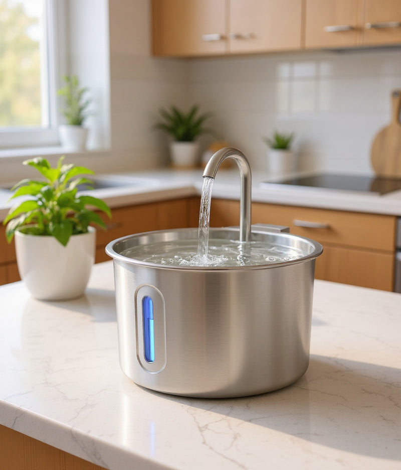 PureFlow™ Fluisterstille Drinkfontein — 2,2L RVS